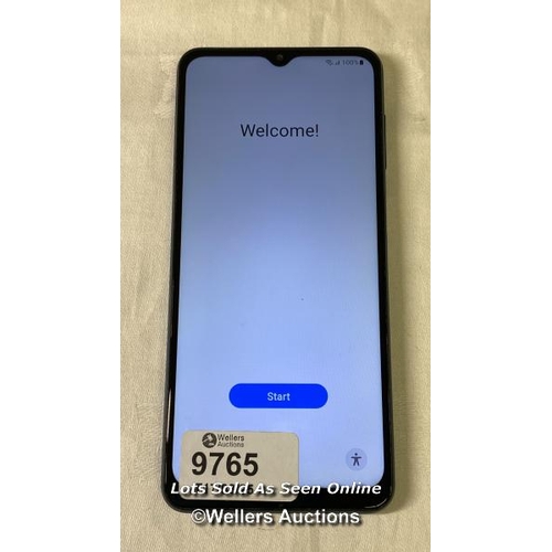 9765 - SAMSUNG GALAXY A12 DUAL/ SM-A125F/ BLUE/64GB/ IMEI-355183620221486 (GOOGLE ACCOUNT UNLOCKED)