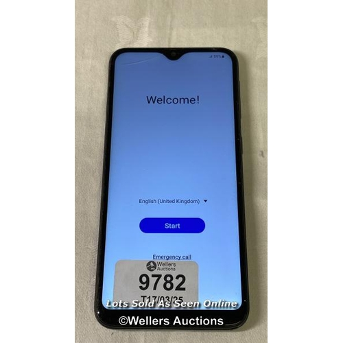 9782 - SAMSUNG GALAXY A20E DUAL/ BLACK/ IMEI-353228117906099 (GOOGLE ACCOUNT LOCKED)