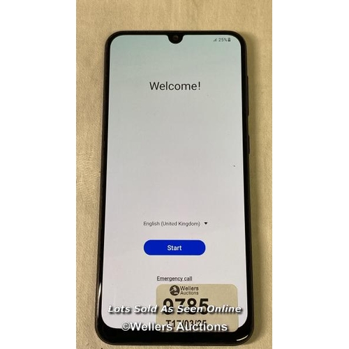 9785 - SAMSUNG GALAXY A30 DUAL/ BLACK/ IMEI-356970100533573 (GOOGLE ACCOUNT LOCKED)