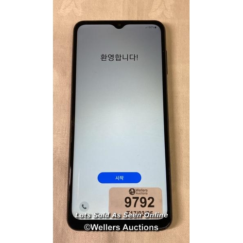 9792 - SAMSUNG GALAXY A40S DUAL/ SM-A047F/ BLACK/ IMEI-358709896685876 (GOOGLE ACCOUNT LOCKED)