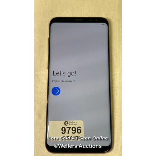 9796 - SAMSUNG GALAXY S8+/ SM-G955F/ ROSE PINK/ IMEI-359123083306636 (GOOGLE ACCOUNT LOCKED)