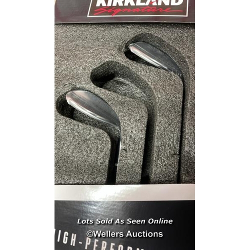 8262 - KIRKLAND SIGNATURE 3 PIECE GOLF WEDGE SET / MISSING 1 / W3