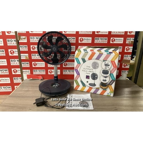 8277 - NSA ULTIMATE FOLDING FAN WITH REMOTE CONTROL, FFDC-24RC / SIGNS OF USE / C43