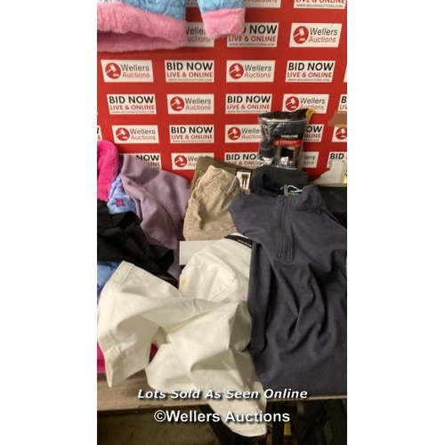 8278 - LARGE SELECTION NEW MIXED CLOTHING INCL. BARBIE, DKNY, ANDREW MARC AND UNDER ARMOUR / C36