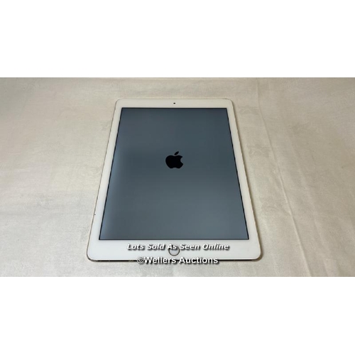 9630 - APPLE IPAD AIR 2/ A1566/ GOLD/64GB/ IMEI-DMPQQ2YG5W0 (I-CLOUD LOCKED)