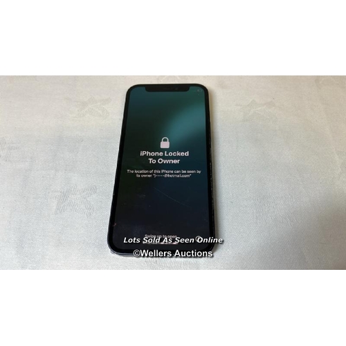 9648 - IPHONE 12 MINI/ A2399/BLACK/128GB/ IMEI-353021116241893 (I-CLOUD LOCKED)