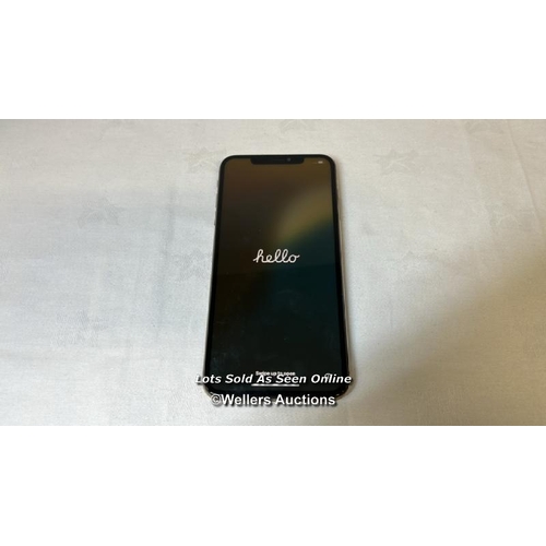 9661 - IPHONE XS MAX/ A1921/ GOLD/64GB/ IMEI-357263094371492 (I-CLOUD UNLOCKED) (BACK DAMAGED)
