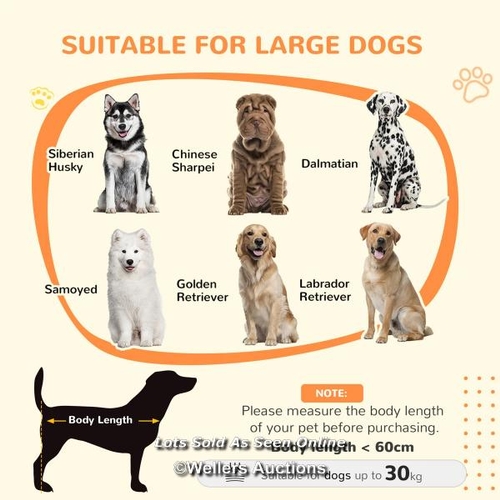 9002 - RRP: 139.99 - PAWHUT PET CRATE WITH 1 DOOR / SEE IMAGES / BOX NOT FULLY CHECKED / W2