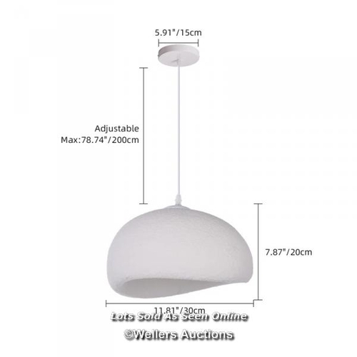 9010 - RRP: 108.99 - METRO LANE UNUSUAL PENDANT LIGHT 1-LIGHT COLBEE / SEE IMAGES / BOX NOT FULLY CHECKED