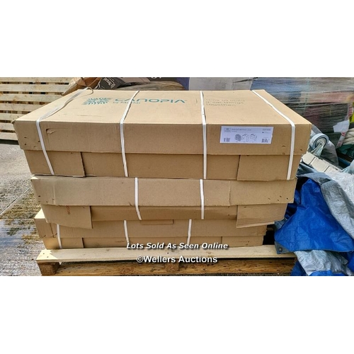 9027 - RRP: 2999.99 - CANOPIA BY PALRAM RION GREENHOUSE / SIZE: 237.5 CM H X 267 CM W X 514 CM D / 3 BOXES ... 
