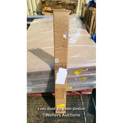 9056 - RRP: 22.99 - LARK MANOR NEHEMIAH BRACKET SHELF / FINISH: OAK / SEE IMAGES / BOX NOT FULLY CHECKED