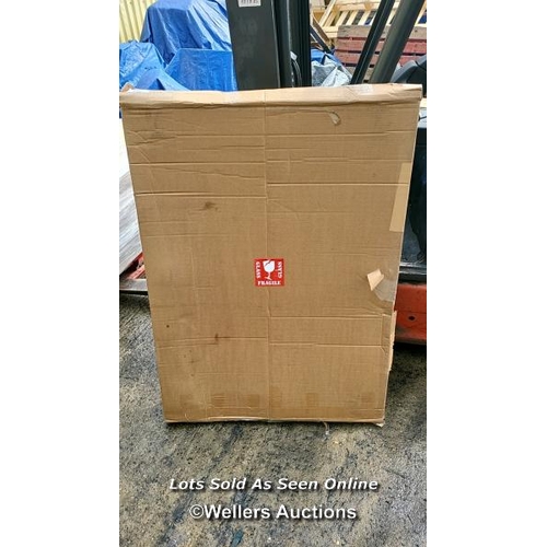 9064 - RRP: 109.99 - ETTA AVENUE ABBEYVILLE FRAMED WALL MOUNTED ACCENT MIRROR / SIZE: 102.5CM H X 74.5CM W,... 