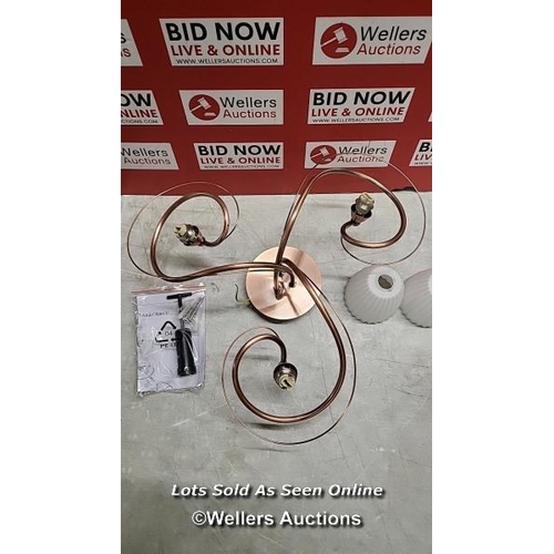 9070 - RRP: 82.99 - ROSALIND WHEELER VYTIS 3 LIGHT / SEE IMAGES / BOX NOT FULLY CHECKED / A23