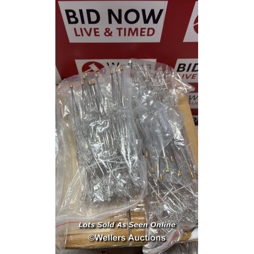 9077 - RRP: 74.99 - ETTA AVENUE DANDELION 9-LIGHT SPUTNIK CRYSTAL CHANDELIER STARBURST SUNBURST CEILING LIG... 