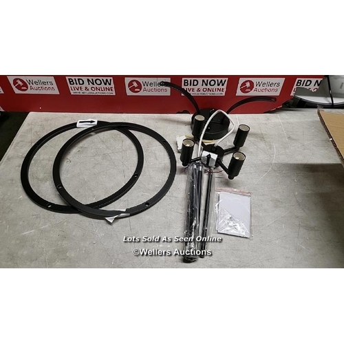 9080 - RRP: 40.99 - BOROUGH WHARF ALANE GLASS FLUSH MOUNT / SEE IMAGES / BOX NOT FULLY CHECKED / A25