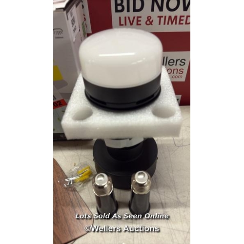 9090 - RRP: 31.99 - 17 STORIES SILVYA 45CM 5 - BLADE E27 SOCKET CEILING FAN WITH LED LIGHT AND REMOTE / BLA... 