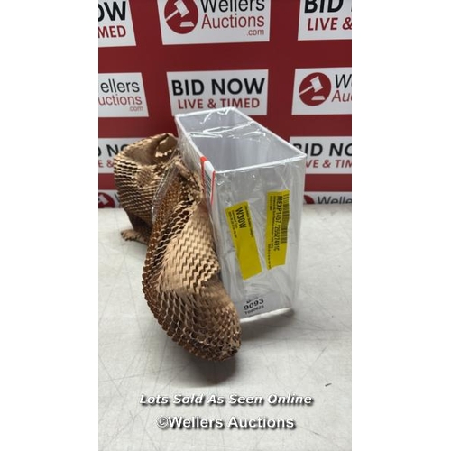 9093 - RRP: 38.99 - FAIRMONT PARK AIRIANNA 49.5CM RECTANGLE SLIMLINE TABLE LAMP / SHADE COLOUR: IVORY/WHITE... 