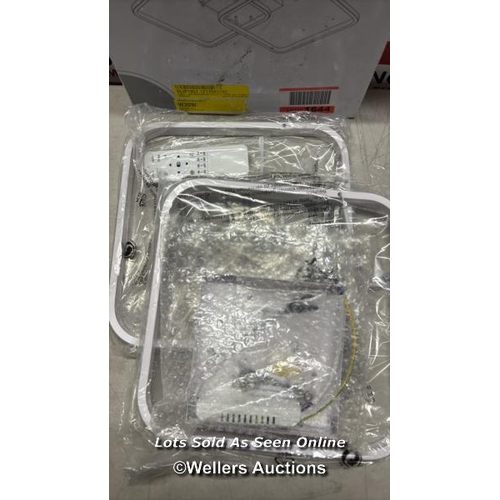 9098 - RRP: 50.99 - METRO LANE CRISTOL 2-LIGHT DIMMABLE LED FLUSH MOUNT CEILING LIGHT WITH REMOTE CONTROL /... 