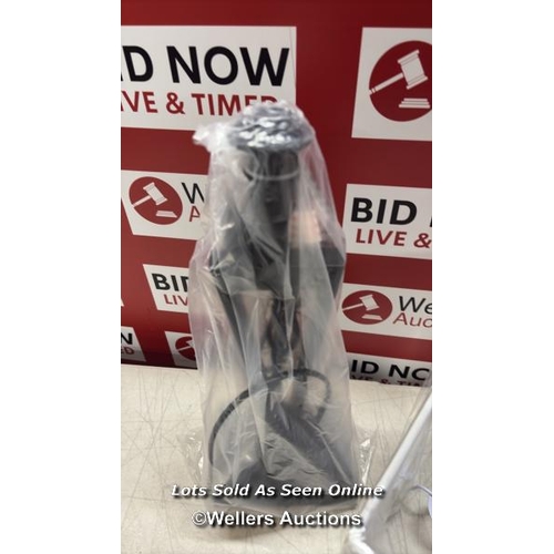 9102 - RRP: 38.99 - FAIRMONT PARK AIRIANNA 49.5CM RECTANGLE SLIMLINE TABLE LAMP / SHADE COLOUR: IVORY/WHITE... 