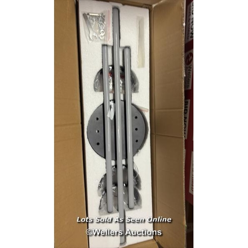 9106 - RRP: 124.99 - BLUE ELEPHANT LEDIANA 3-LIGHT LED FLUSH MOUNT / SIZE: 12CM H X 80CM W X 21CM D / SEE I... 