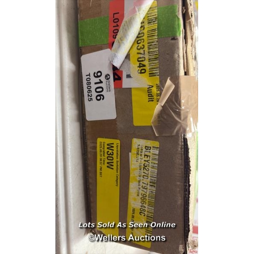 9106 - RRP: 124.99 - BLUE ELEPHANT LEDIANA 3-LIGHT LED FLUSH MOUNT / SIZE: 12CM H X 80CM W X 21CM D / SEE I... 