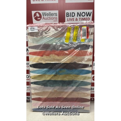 9114 - RRP: 59.99 - EBERN DESIGNS EBB & FLOW' PAINTING ON WRAPPED CANVAS / SIZE: 66.04 CM H X 45.72 CM W X ... 