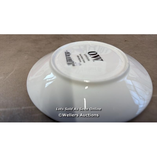 8035 - O.W.LONDON LOOP BLUSH TEA CUP SAUCER / NEW, WITHOUT BOX / S37