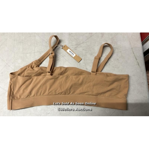 8115 - RRP: 32 - SKIMS SB FITS EVERYBODY SCOOP BRA / OCHRE / 4X / NEW  / S37