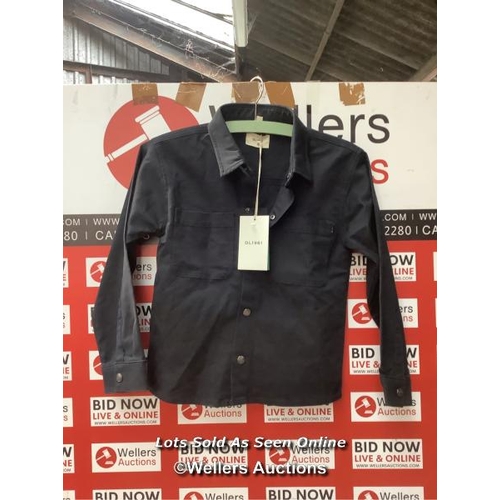 8117 - RRP: 94 - DL1961 KIDS ASH LONG SLEEVE SHIRT / S / MISSING TOP POPPER / S37