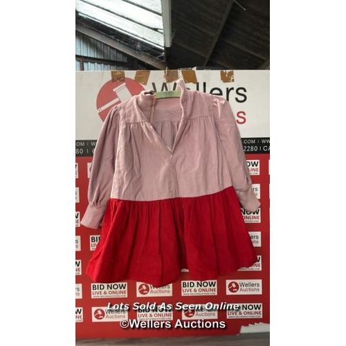 8122 - THE MIDDLE DAUGHTER HIGH NECK LONG SLEEVE COLOURBLOCK DRESS / 7 / APPEARS NEW / DAMAGED ZIP / S38