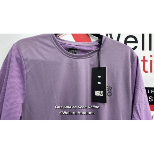 8186 - RRP: 25-OVER OVER TEE SS CN SPORT CLASSIC / S / PURPLE / NEW WITH TAGS - SEE IMAGES / S40
