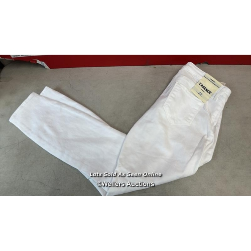 8197 - RRP: 235 - L'AGENCE MARGOT H/R SKINNY JEAN BLANC / 27 / APPEARS NEW, WITHOUT TAGS / SEE IMAGES / S32