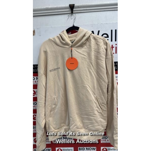 8200 - RRP: 130 - PANGAIA 365 HOODIE / S / 0258 SAND / NEW WITH TAGS / MAKE-UP MARKS / SEE IMAGES / S32