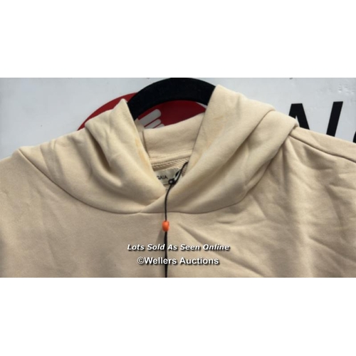 8200 - RRP: 130 - PANGAIA 365 HOODIE / S / 0258 SAND / NEW WITH TAGS / MAKE-UP MARKS / SEE IMAGES / S32