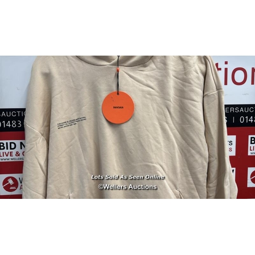 8200 - RRP: 130 - PANGAIA 365 HOODIE / S / 0258 SAND / NEW WITH TAGS / MAKE-UP MARKS / SEE IMAGES / S32