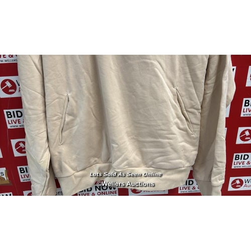 8200 - RRP: 130 - PANGAIA 365 HOODIE / S / 0258 SAND / NEW WITH TAGS / MAKE-UP MARKS / SEE IMAGES / S32
