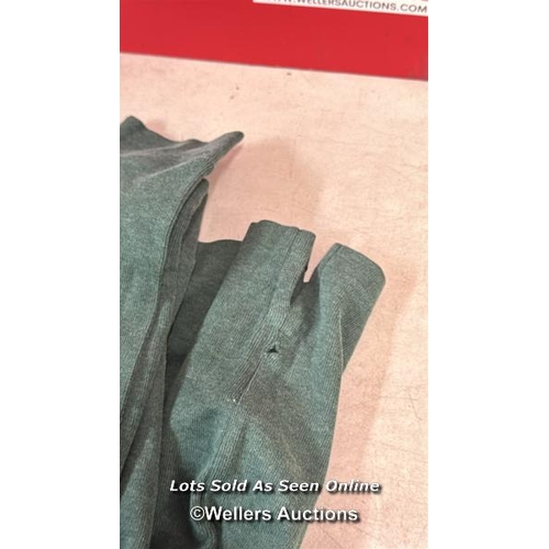 8205 - RRP: 169 - POLO RALPH LAUREN DOUBLE KNIT HALF ZIP / S / GREEN / NEW WITH TAGS / SEE IMAGES / S32