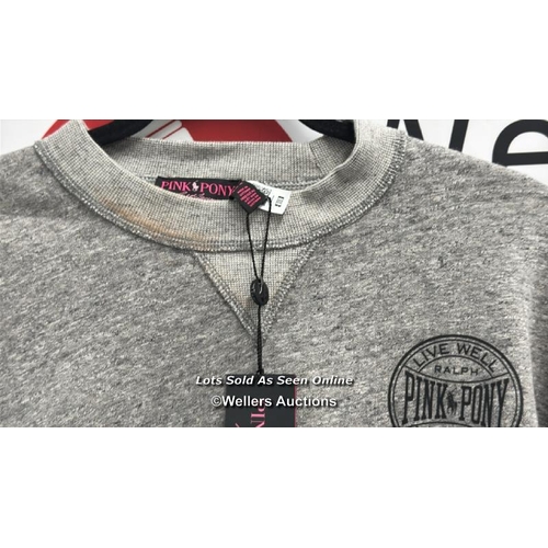 8206 - RRP: 189 - POLO RALPH LAUREN PINK PONY LONG SLEEVE SWEATSHIRT / S / NEW WITH TAGS / MARKS - SEE IMAG... 