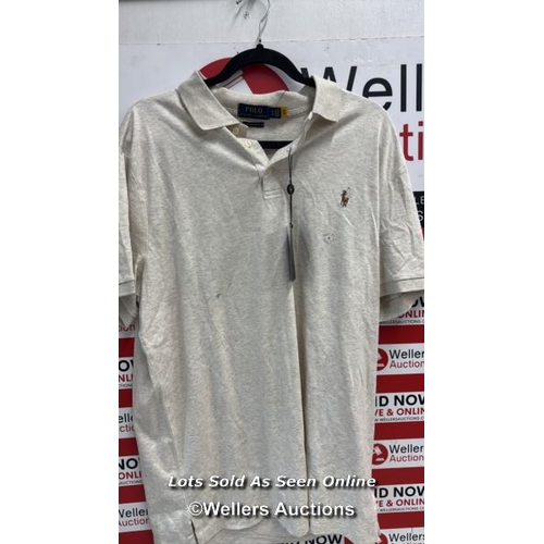 8209 - RRP: 129 - POLO RALPH LAUREN SHORT SLEEVE PIMA CUST / XL / NEW WITH TAGS / SEE IMAGES / S33