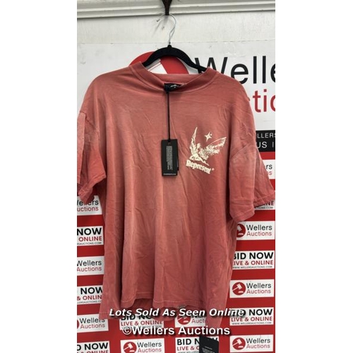 8210 - RRP: 110 - REPRESENT SPIRITS OF SUMMER T-SHIRT / NEW WITH TAGS / SEE IMAGES / MINOR DAMAGE TO THE RI... 
