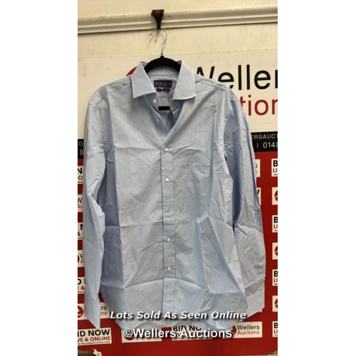 8211 - RRP: 120 - RALPH LAUREN PURPLE LABEL ASTON DRES SHIRT / SKY / UK 15.5 / NEW, WITHOUT TAGS / MARKED C... 