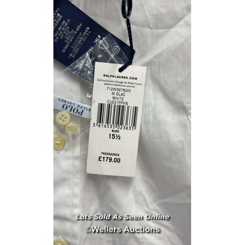 8212 - POLO RALPH LAUREN CUSTOM FIT LONG SLEEVE SHIRT / 15/5 / APPEARS NEW, WITHOUT TAGS / SEE IMAGES / S