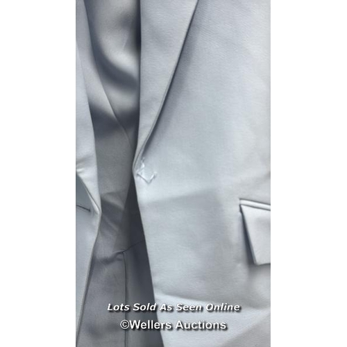 8217 - RRP: 375 - ROLAND MOURET TAILORED CREPE JACKET / 8 / BLUE / NEW WITH TAGS / SEE IMAGES / S33