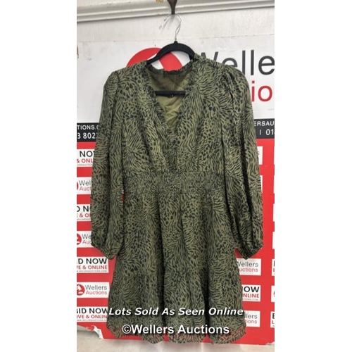 8225 - RRP: 84 - PAIGE EANNE DRESS / S / ARMY/BLACK / APPEARS NEW, WITHOUT TAGS OR LABELS / SEE IMAGES / S2... 