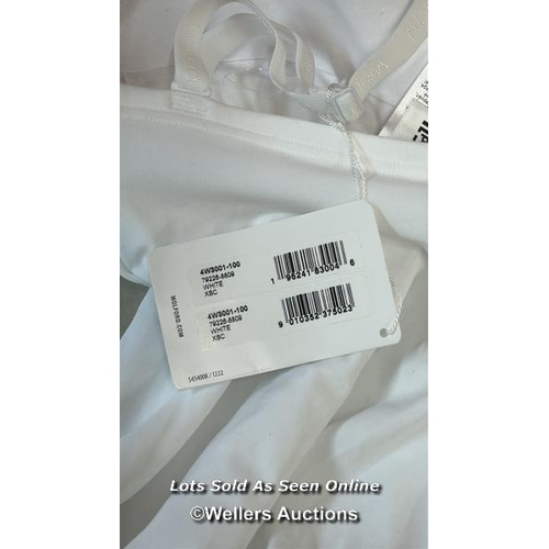 8226 - RRP: 160 - WOLFORD BODY XSC WHITE / NEW WITH TAGS / SEE IMAGES / S27