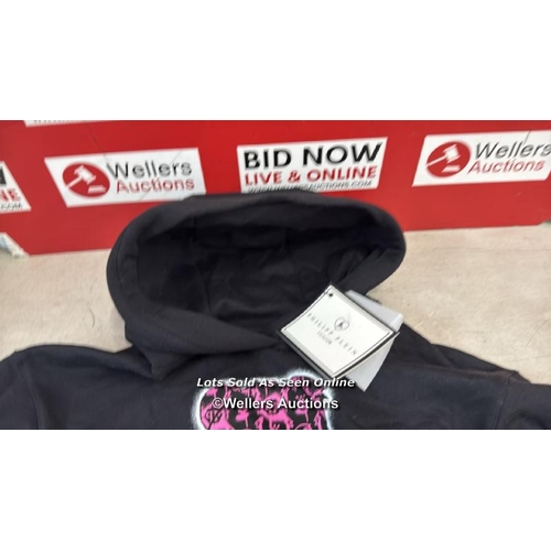 8232 - RRP: 170 - PHILIPP PLEIN JUNIOR TOY BEAR HOODIE / 6 YRS / NEW WITH TAGS / SEE IMAGES / S27