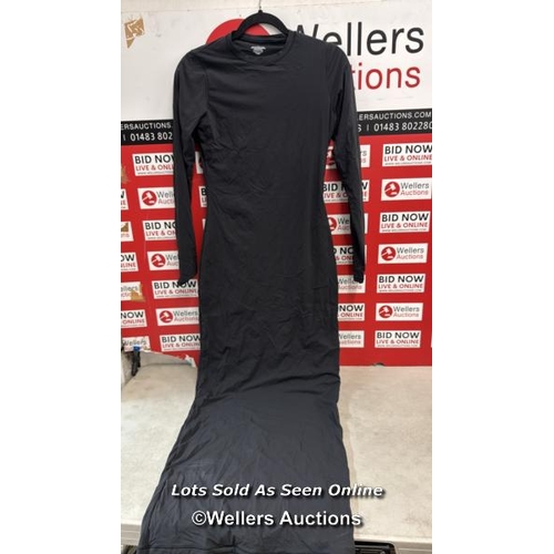 8233 - SKIMS BODYCON DRESS / L / ONYX / NEDW WITH TAGS / SEE IMAGES / S27