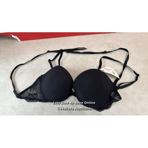 8237 - RRP: 85 - SIMONE PERELE UNDERWIRE MULTIPOSITIONS BRA / 5 / NOIR / NEW WITH TAGS / SEE IMAGES / S27