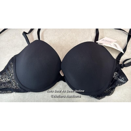 8237 - RRP: 85 - SIMONE PERELE UNDERWIRE MULTIPOSITIONS BRA / 5 / NOIR / NEW WITH TAGS / SEE IMAGES / S27