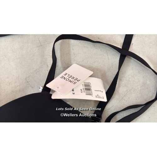 8237 - RRP: 85 - SIMONE PERELE UNDERWIRE MULTIPOSITIONS BRA / 5 / NOIR / NEW WITH TAGS / SEE IMAGES / S27